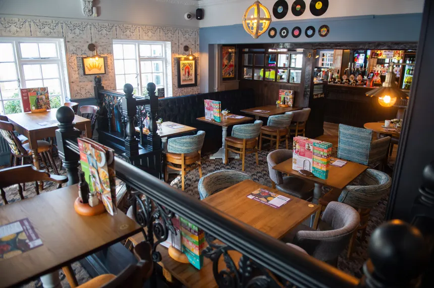 Interior of the Claydon Crown Pub